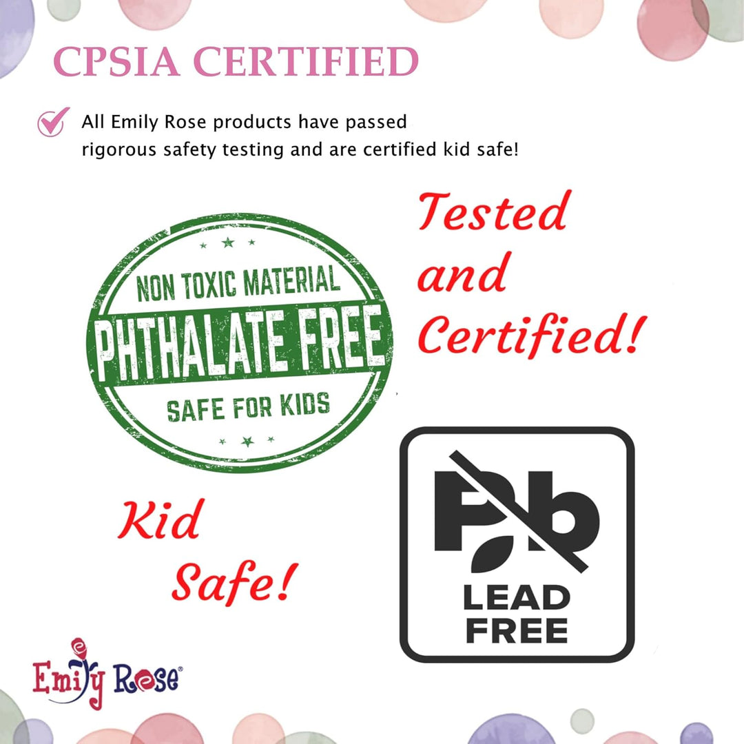 Emily Rose Ropa de muñeca de 14 pulgadas, 5 piezas de pijama de koa...