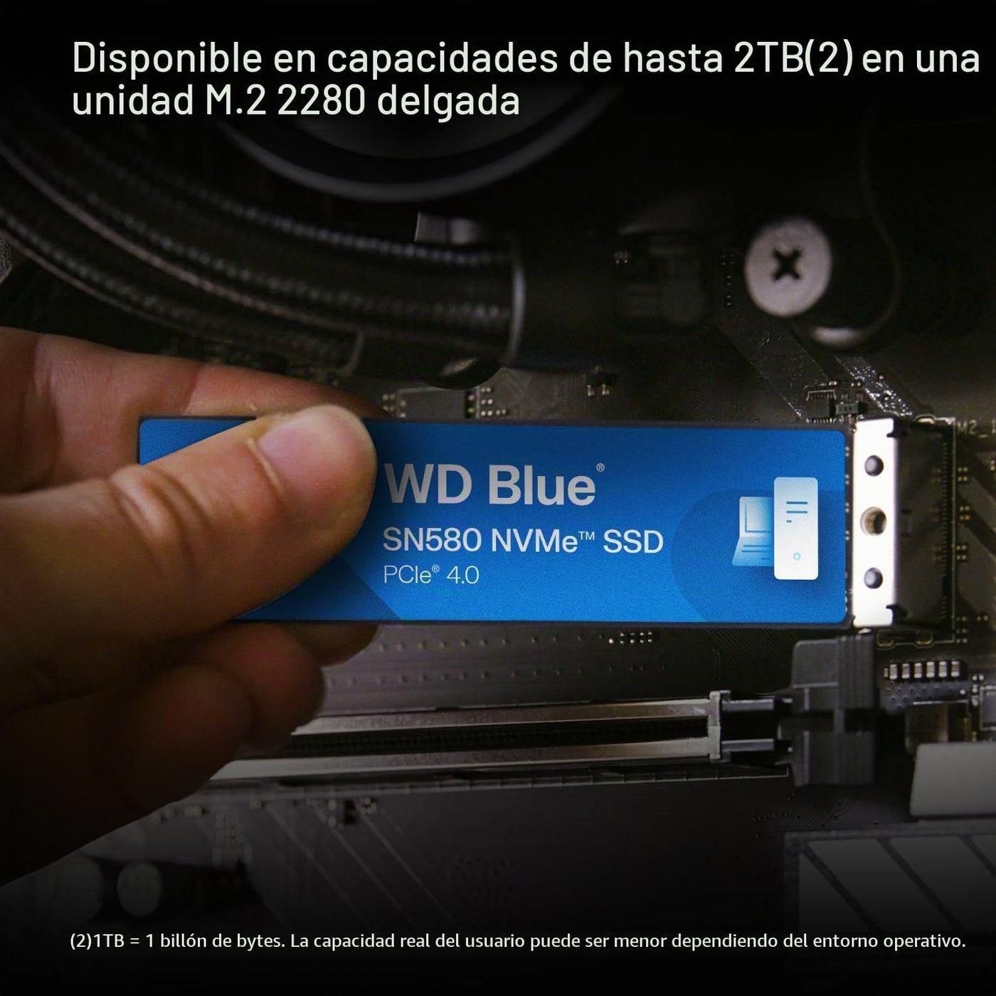 Western Digital SSD de estado sólido interno NVMe WD Blue SN580 de...