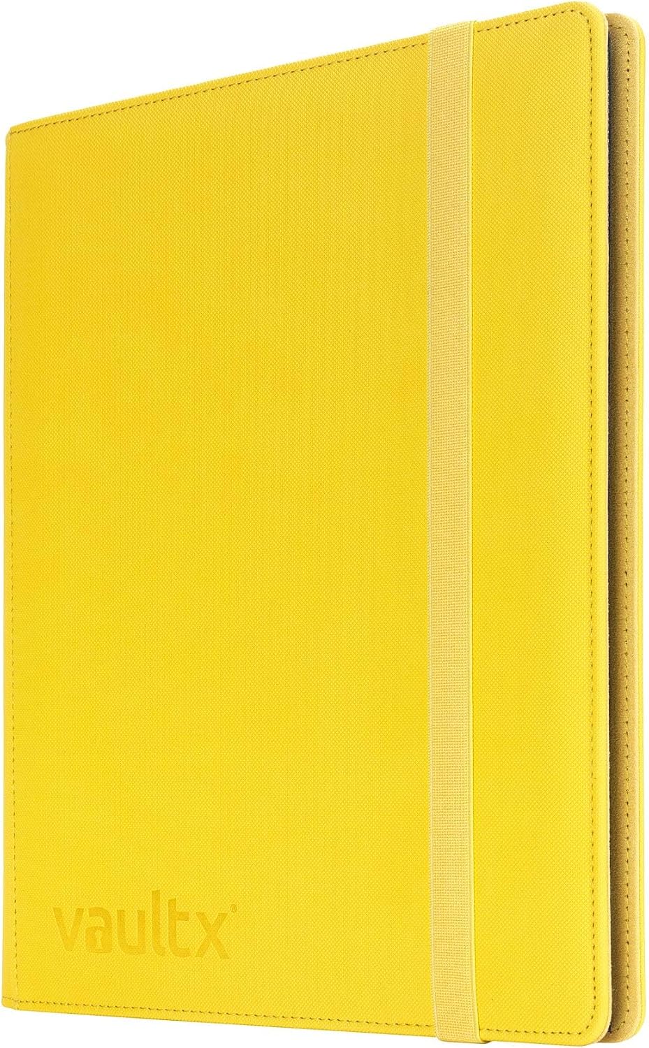 Vault X Carpeta de 9 bolsillos con correa de 360 tarjetas Exo-Tec (amarillo