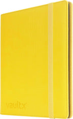 Vault X Carpeta de 9 bolsillos con correa de 360 tarjetas Exo-Tec (amarillo