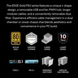 Lian Li EDGE1200W - Fuente de alimentación ATX totalmente modular d...