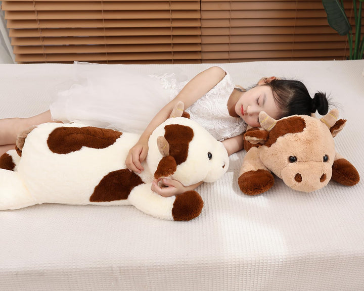 YESGIRL Animales de peluche con peso de vaca de 25.6 pulgadas, 5 li...