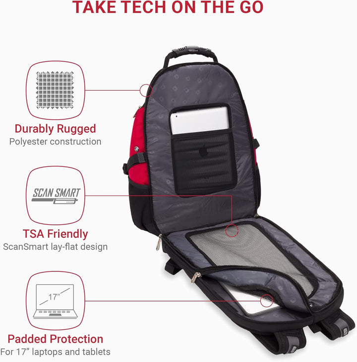 SwissGear, Travel Gear 1900, Scansmart TSA, mochila para computador...