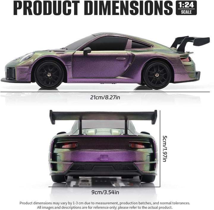 Aka Supaku Coche de deriva a control remoto, 1:24 4WD, vehículo con...