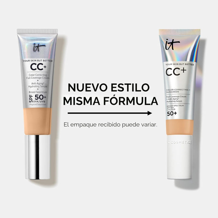 IT Cosmetics CC+ Cream - Natural Full Coverage Foundation With SPF...