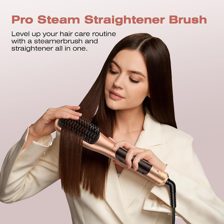 Steamline Pro 3 en 1, color naranja óxido | Cepillo alisador de dob...