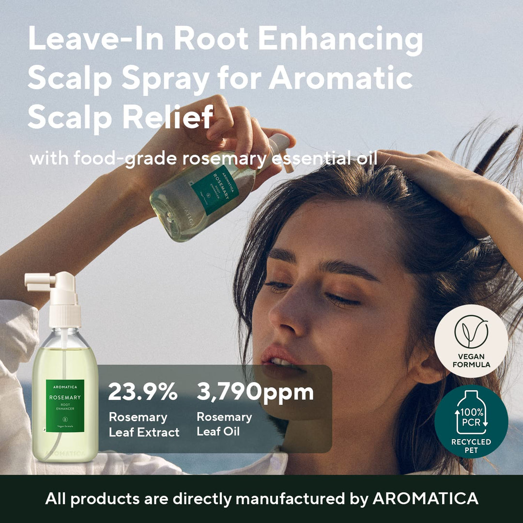 AROMATICA Set coreano para el cuidado del cabello con aroma a raíz...