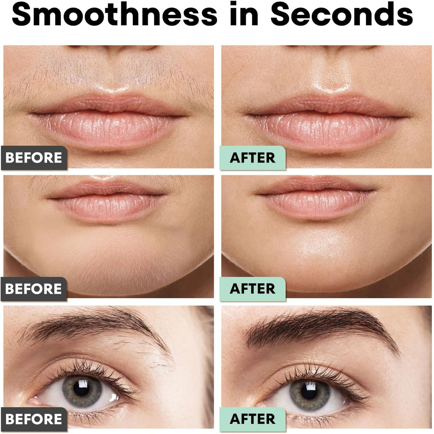 VG VOGCREST Afeitadora Eléctrica para Cejas y Rostro: 2 en 1 Recarg...