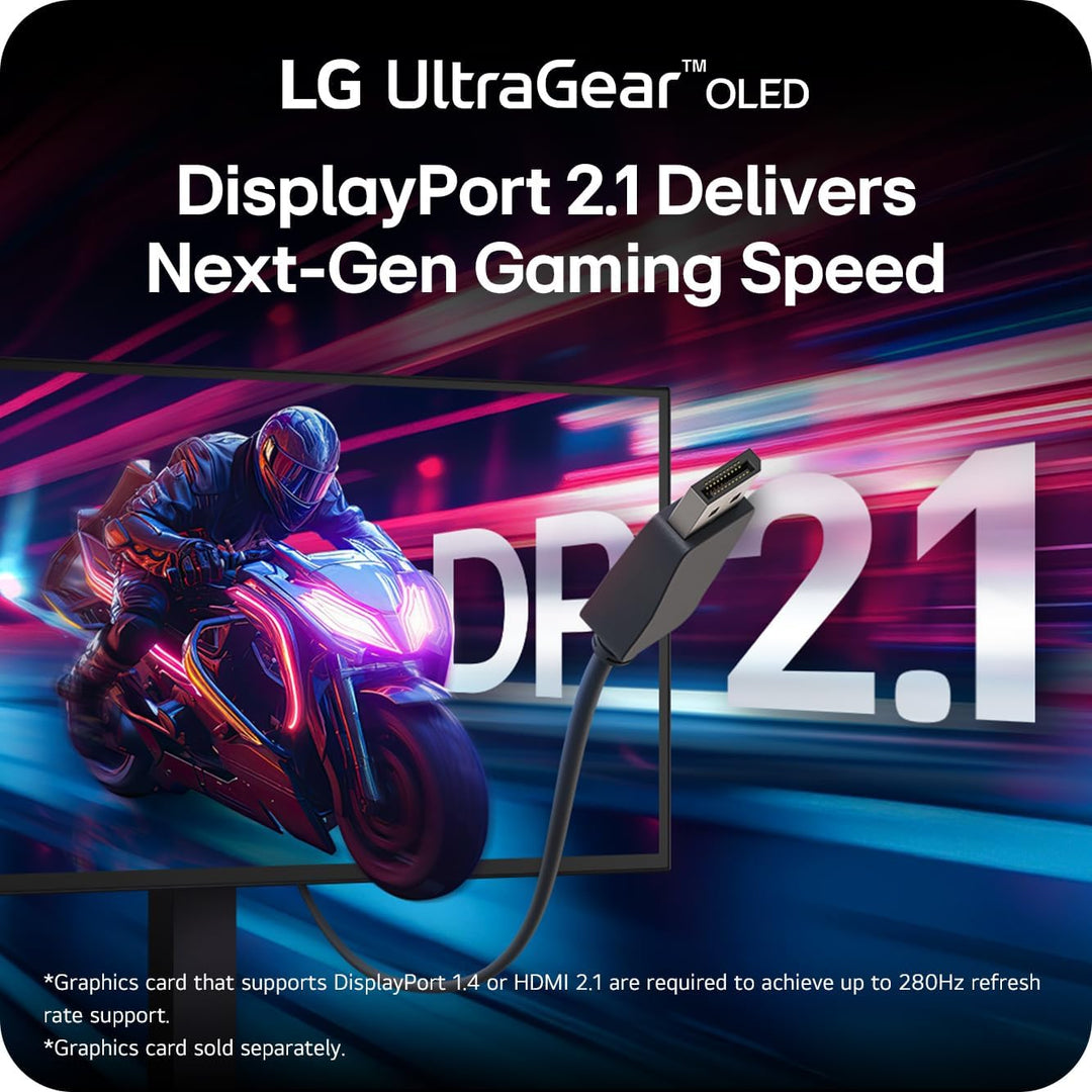 LG 27GX790B-B 27" Ultragear QHD (3440 x 1440) Monitor OLED para...