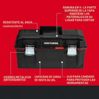 CRAFTSMAN Caja de herramientas PRO, con cerradura, 23 pulgadas (CMST23001)