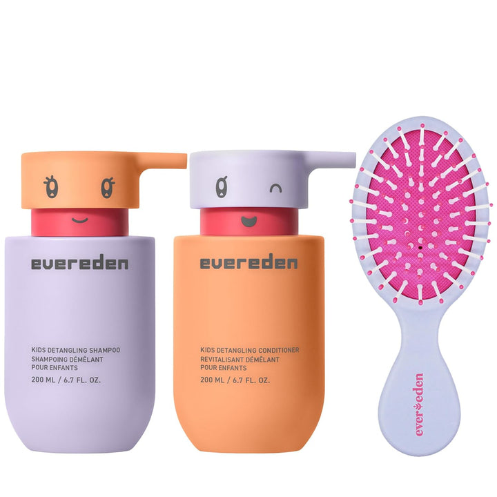 Evereden Happy Hair Duo para niños: juego de champú y acondicionado...