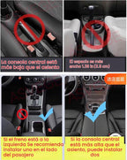 Organizador de llenado de huecos para asiento de automóvil con cargador