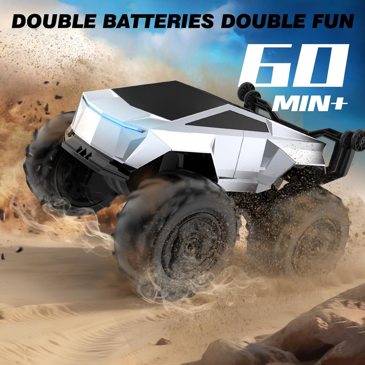 Coche de control remoto, 2.4GHz impermeable RC Monster Truck