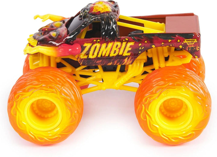 Monster Jam Fire  Ice 164 Diecast Monster Truck Paquete de