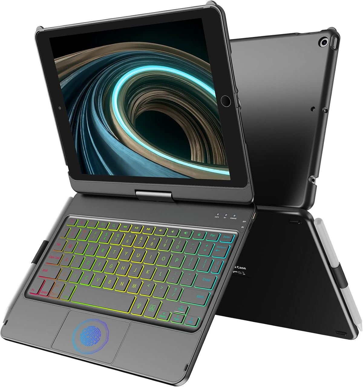 CC Store Funda para iPad de 9ª, 8ª y 7ª generación con teclado de 10,2