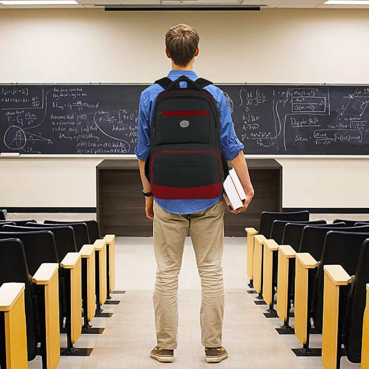 MATEIN Mochila para hombre con lonchera, resistente mochila acolcha...