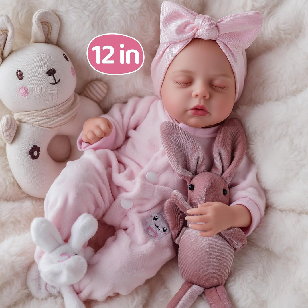 BABESIDE Muñecas de bebé Reborn de 12 pulgadas, cuerpo completo de...