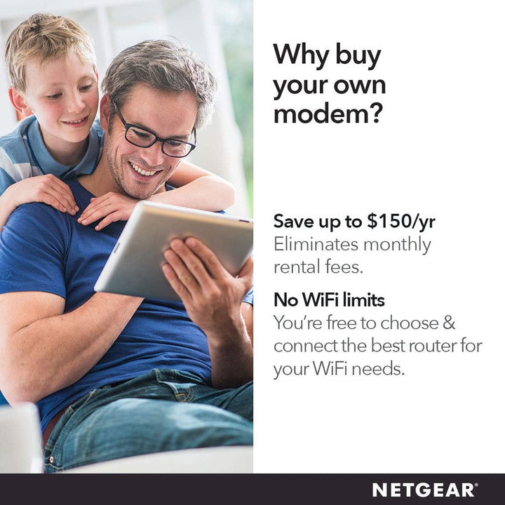 NETGEAR - Módem de cable compatible con todos los