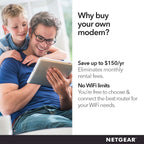 NETGEAR - Módem de cable compatible con todos los