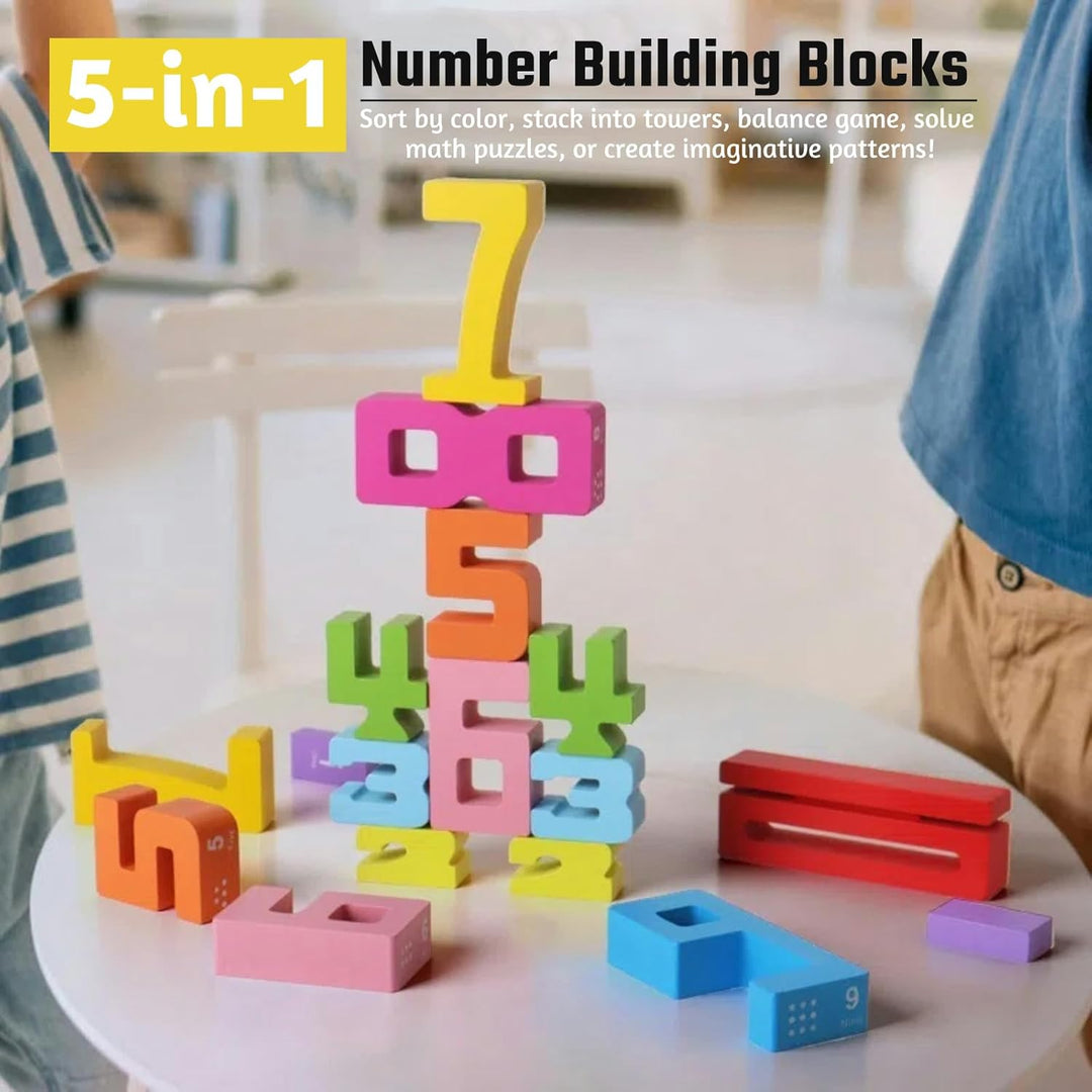 Gdaytao 20 piezas de bloques de construcción de números de