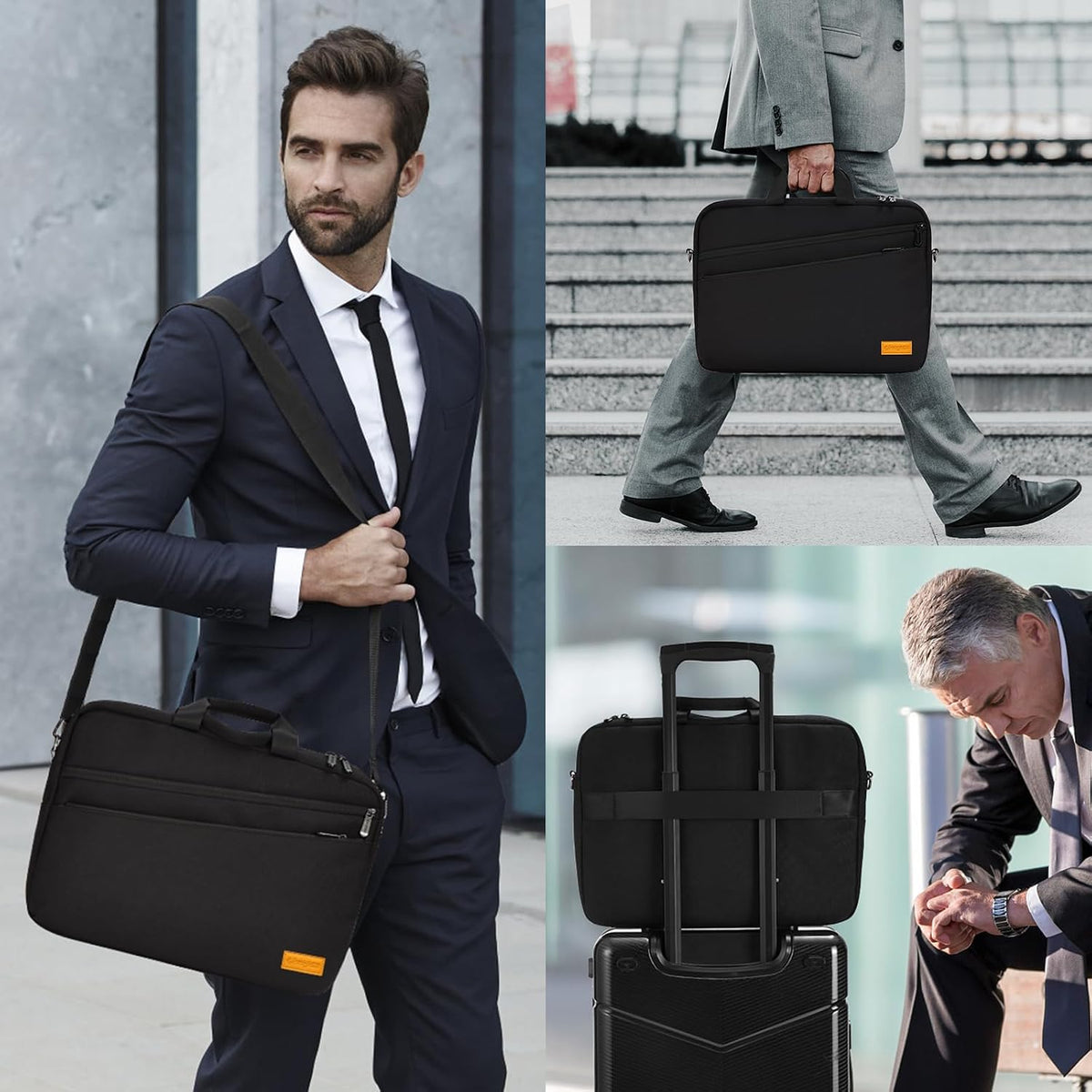 bagasin 15 15.6 16 pulgadas ordenador portátil PC bolsa de hombro bolsa de