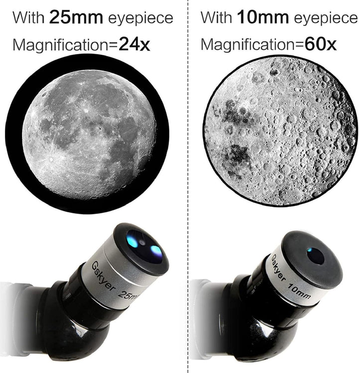 Gskyer, telescopio refractor astronómico AZ de 600x90 mm; telescopi...