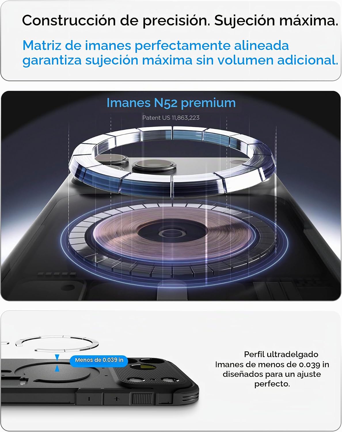 Spigen Tough Armor T MagFit - Funda para iPhone 17 Pro / 18 Pro