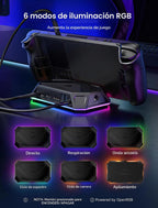 JSAUX 12-en-1 RGB Docking Station para Steam Deck/ROG Ally/Legion Go-HB1201B