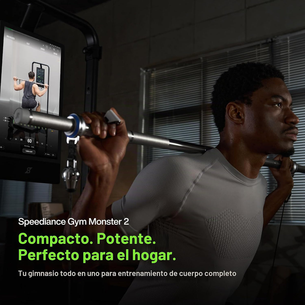 Speediance Gimnasio en casa, máquina Smith multifuncional inteligente alimentada por IA para entrenamiento de fuerza de cuerpo completo, equipo de gimnasio todo en uno, sistema digital de peso