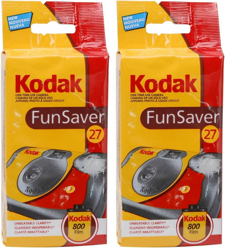 Kodak Funsaver - Cámara de película de uso único (paquete de 2)