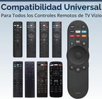 XRT270 - Control remoto de repuesto para televisores Vizio SmartCast, fácil configuración, teclas de acceso directo, control remoto de voz universal, compatible con FHD 4K Quantum D