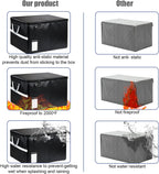 TOMKID Caja de documentos ignífuga, caja de archivos ignífuga con tapas, caja organizadora de documentos importante con cerradura, organizador de carpetas de archivos portátil con asa, 1 carpeta