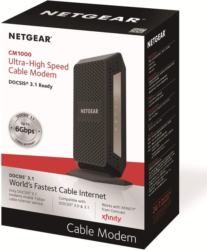 Netgear CM1000 Ultra-Alta Velocidad DOCSIS 31 Módem por