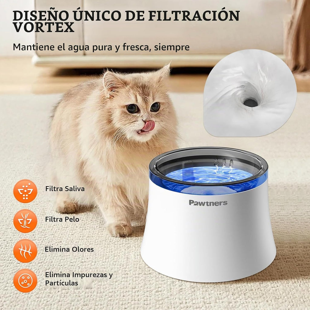 1 Gal/3.5L Fuente de Agua para Perros, Dispensador Automático de Agua para Perros