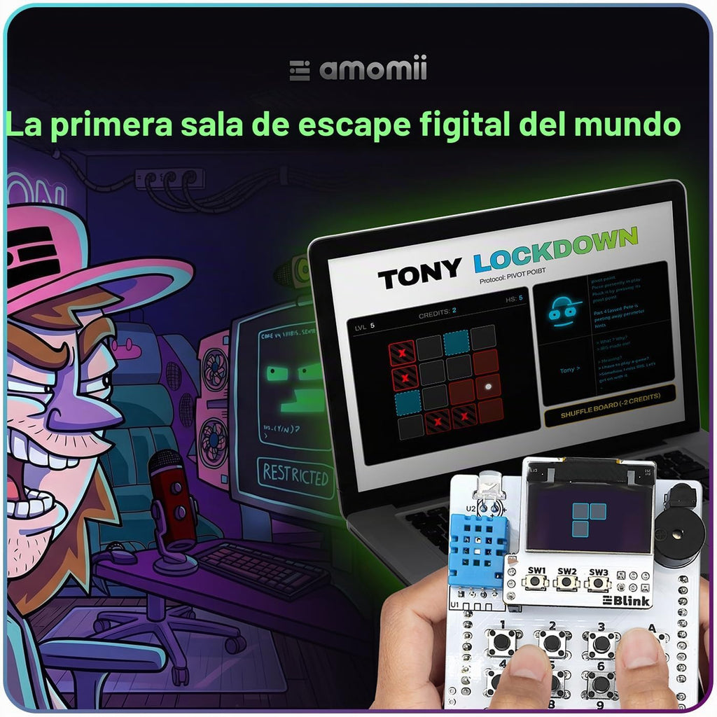 Kit de práctica de soldadura Testudo, arma 3 gadgets, compatible con Arduino