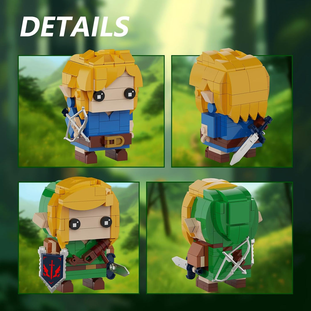Latephiy BOTW Link - Juego de construcción de figuras de personajes...