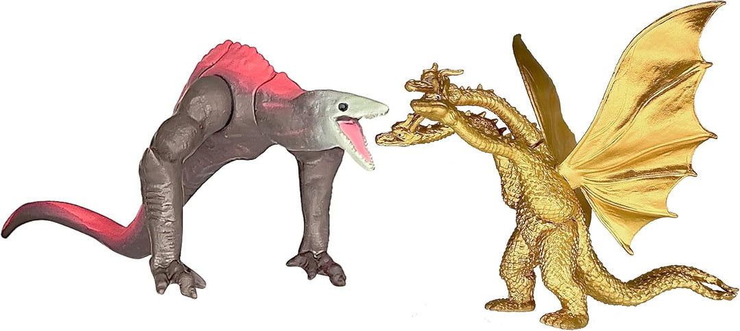 TwCare Juego de 10 figuras de acción articuladas movibles de dinosa...