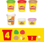 Play-Doh Kitchen Creations - Juego de horno de pizza con 6 latas y 8 accesorios, suministros para el aula de regreso a clases, juguetes de comida y cocina, juguetes preescolares, a partir de 3 años