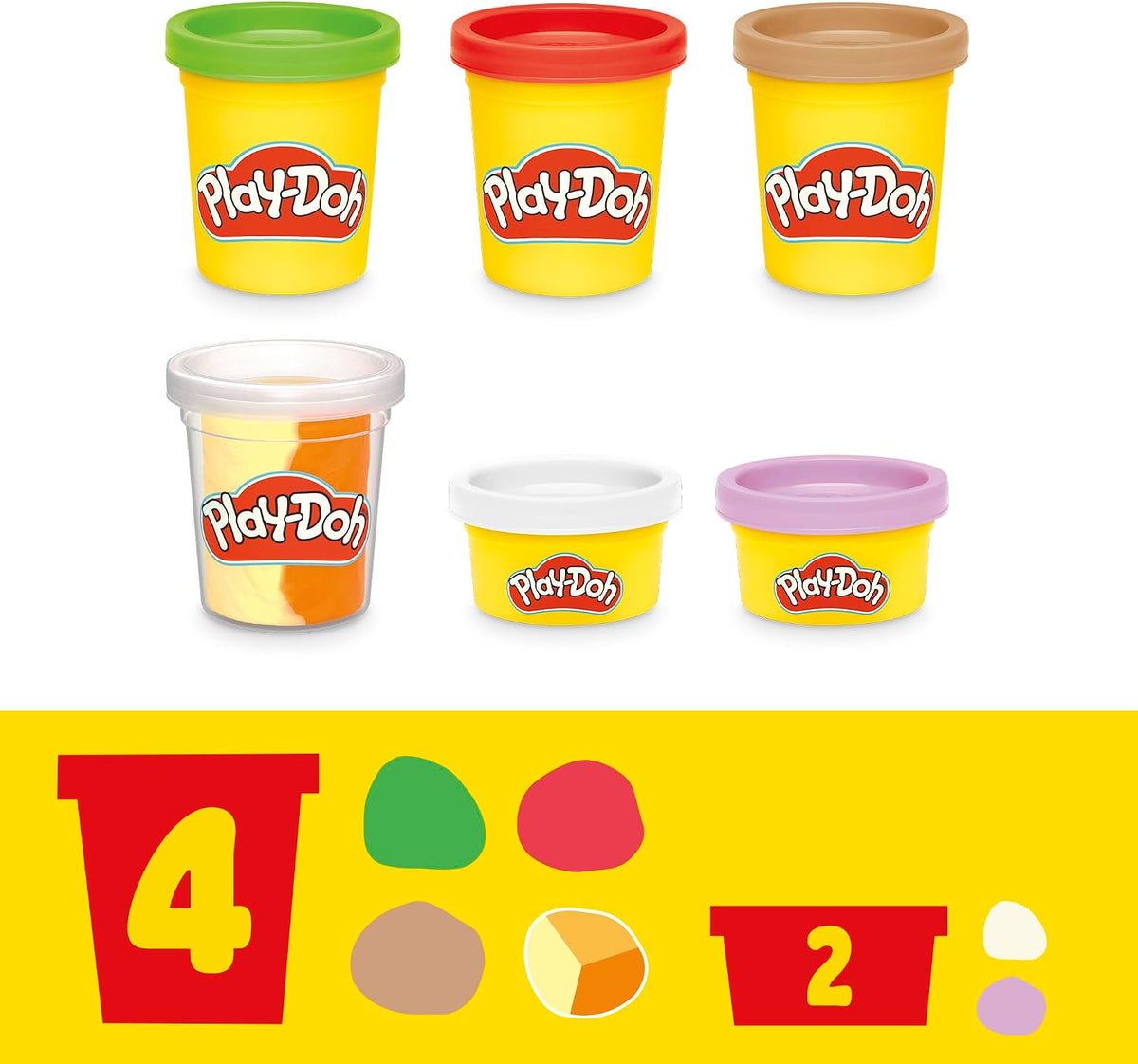 Play-Doh Kitchen Creations - Juego de horno de pizza con 6 latas y 8 accesorios, suministros para el aula de regreso a clases, juguetes de comida y cocina, juguetes preescolares, a partir de 3 años