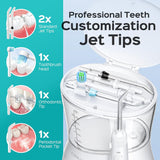COSLUS E1 - Hilo dental eléctrico para agua, 12 ajustes de presión...