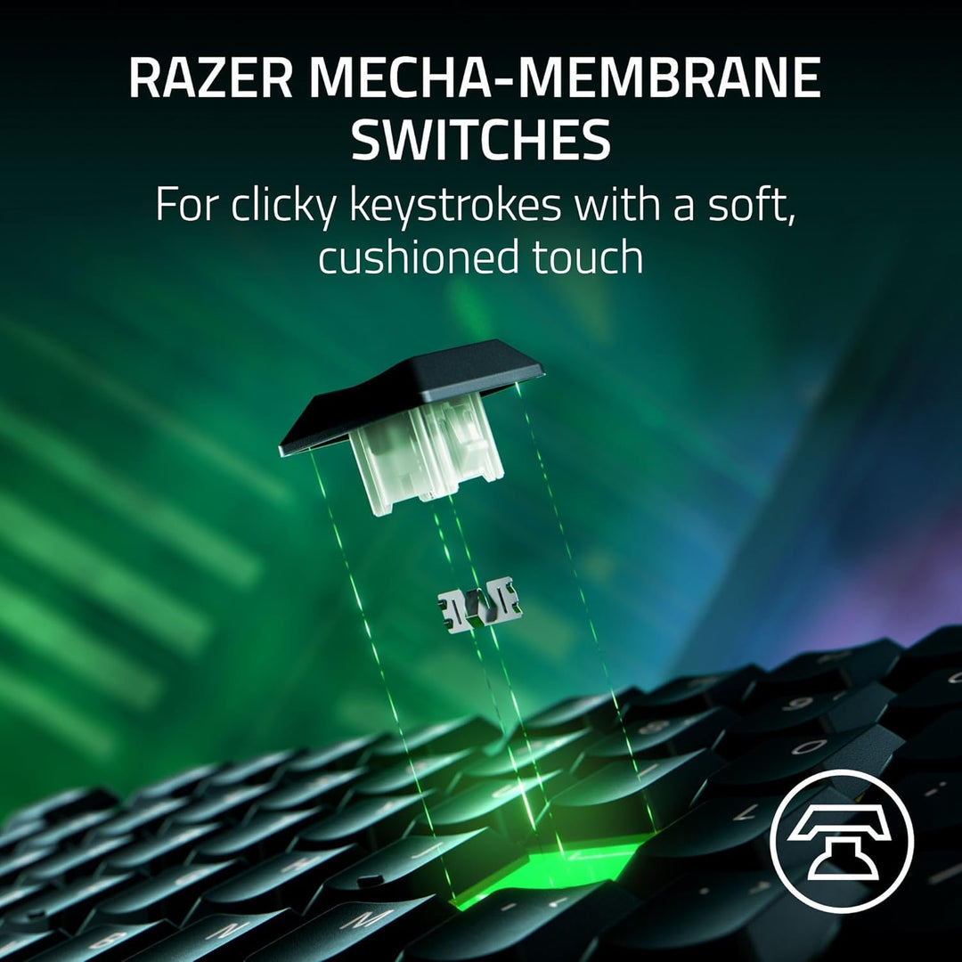 Teclado para juegos Razer Ornata V3 TKL: Teclas de perfil bajo - In...