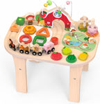 Weilim Mesa de actividades Montessori para niños de 1 año, juguete de