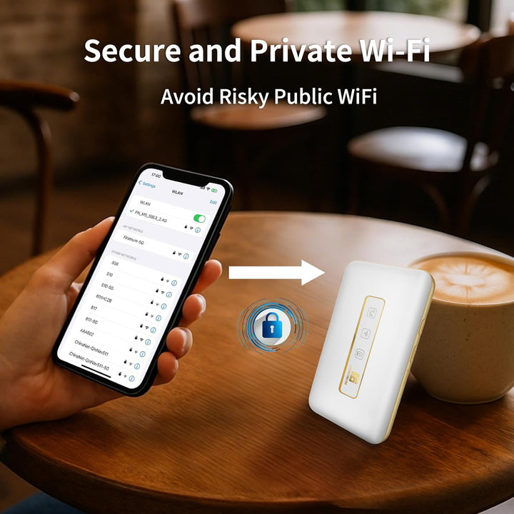 FIRSTNUM Hotspot móvil M5 punto de acceso WiFi portátil