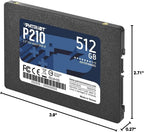Patriot P210 128GB SATA 3 2.5 Inch SSD