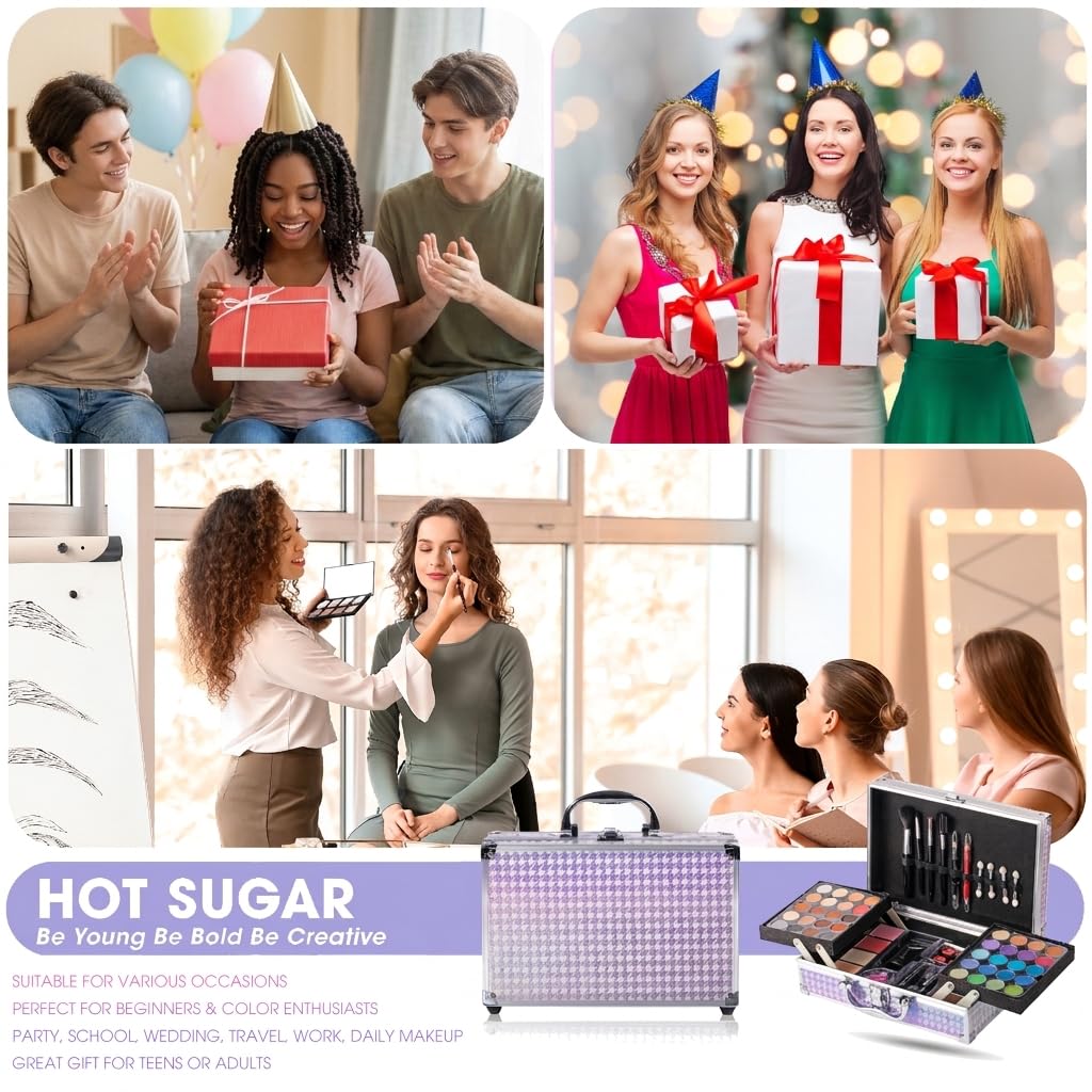 Kit de maquillaje Hot Sugar para niñas de 10 a 12 años, juego de ma...