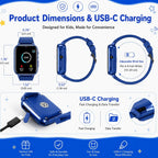 Smart Watch para Niños, Niñas, Azul