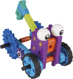Thames & Kosmos Primer kit de ingeniería de robots para niños: experimento STEM para jóvenes aprendices | Construye 10 robots sin motor | Juega y aprende con manual en formato libro de cuentos |