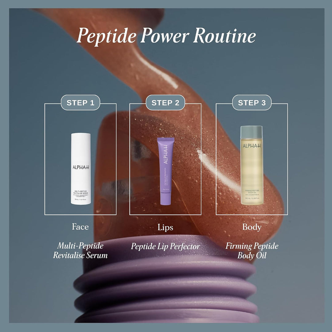Alpha-H Peptide Lip Perfector - Tratamiento labial hidratante con t...