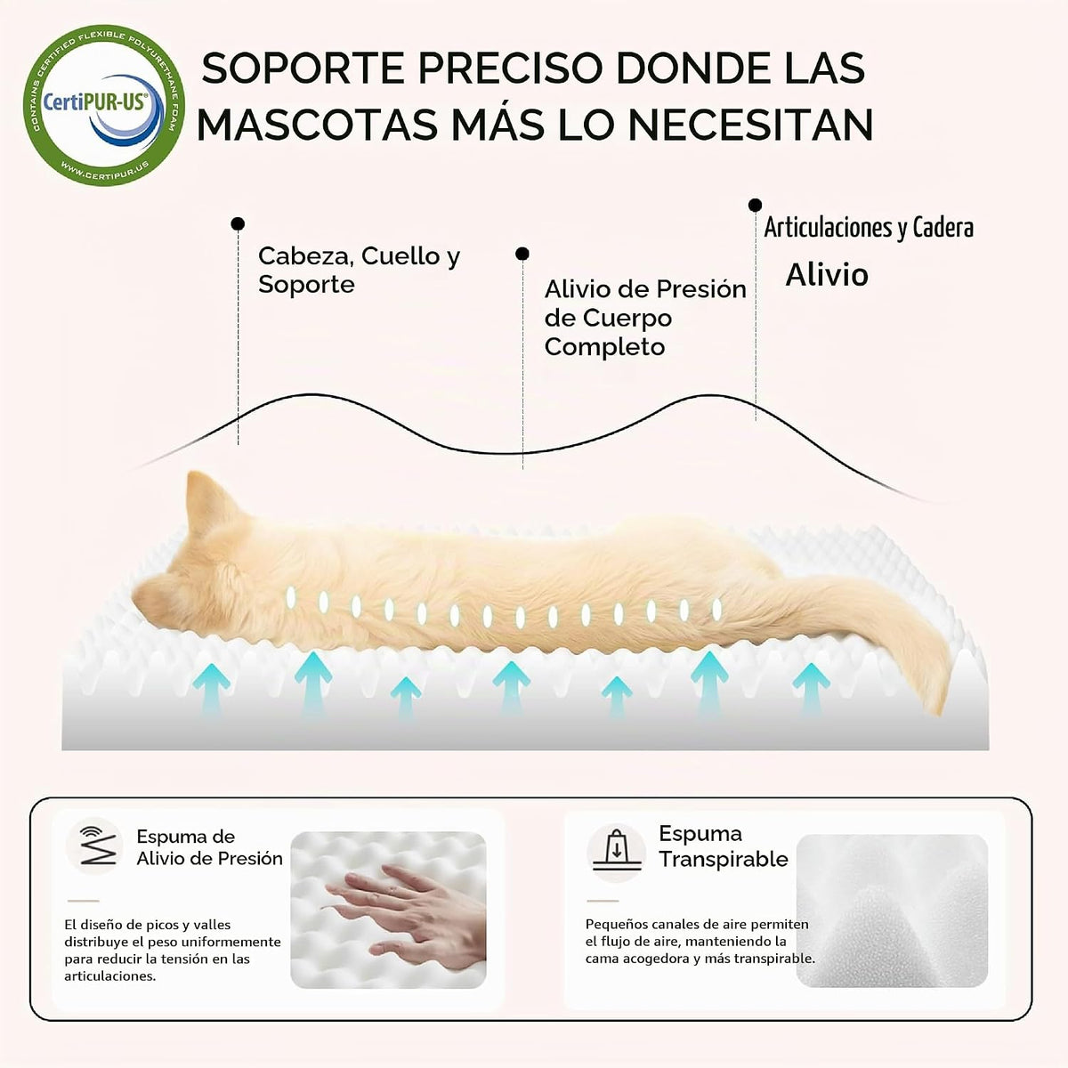 Bedsure Camas lavables para perros de tamaño grande con sherpa cómoda