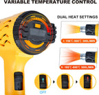 Pistola de calor de 1800 W, pistola de aire caliente de 100 ℉